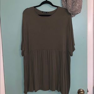 Boohoo Plus size baby doll top
